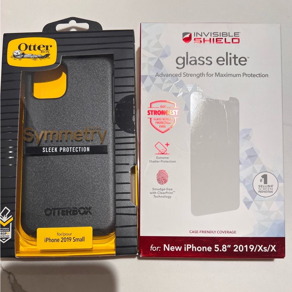 OtterBox Symmetry Case for iPhone - Black and Yellow